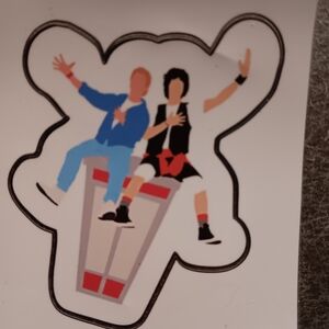 Bill And Ted's Excellent Adventure Sticker